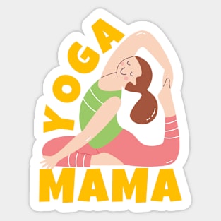 Yoga Mama Sticker